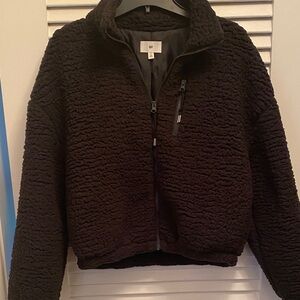 BP Cozy Black Teddy Jacket